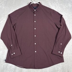 Mizzen+Main Leeward Classic No Tuck Geometric Print Long Sleeve Button Up